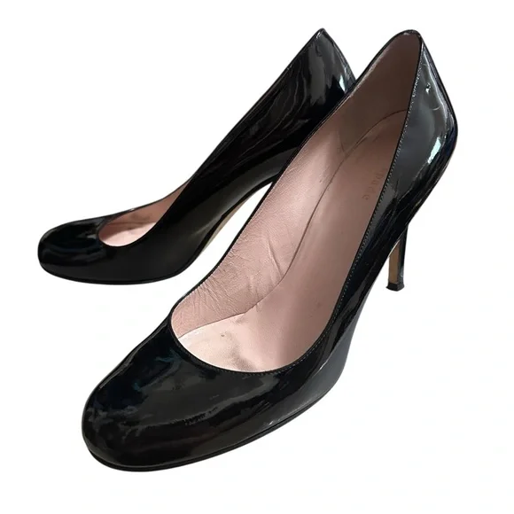 Kate Spade Black Patent Leather Pumps Size 9 - Picture 1 of 5